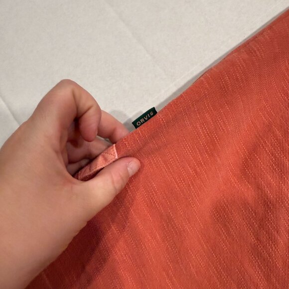 Orvis Men’s Salmon Garment- Dyed Cotton Polo Shirt Size Medium outdoorsy fishing - Picture 6 of 6